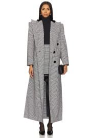 Retrofete Charlene Coat In Black White at Revolve