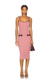 Retrofete Connie Knit Dress In Metallic Rose Pinot at Revolve