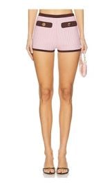 Retrofete Edith Short In Metallic Earl Rose Pecan at Revolve