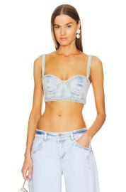 Retrofete Elise Denim Top at Revolve