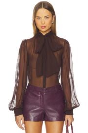 Retrofete Halsi Top In Tobacco at Revolve