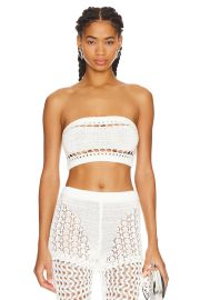 Retrofete Luiz Strapless Top at Revolve