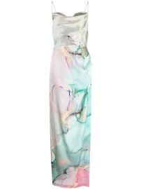 Retrofete Marlene marble-print Dress - at Farfetch