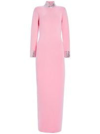 Retrofete Monroe Embellished Knit Dress Pink at Farfetch