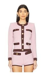 Retrofete Percy Top In Metallic Earl Rose Pecan at Revolve