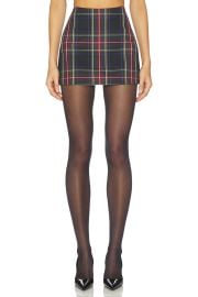 Retrofete Tierra Skirt In Black Tartan at Revolve