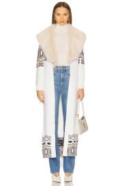 Retrofete Vail Faux Fur Cardigan In Multi at Revolve