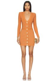 Retrofete Zem Dress In Metallic Rust at Revolve