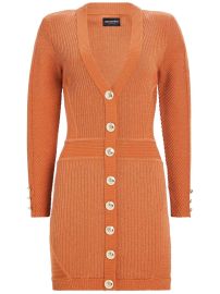 Retrofete Zem Dress in Metallic Rust at Farfetch