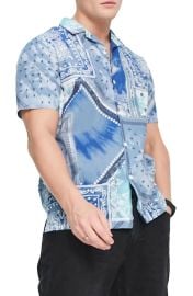  Revere Bandana Print Shirt by Topman at Nordstrom