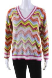 Reverse Chevron Sweater at Minnie Rose