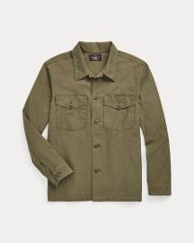 Reverse-Sateen Overshirt for Men | Ralph Lauren at Ralph Lauren