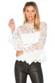 Revolve Sansa Lace Top by Bardot at Revolve