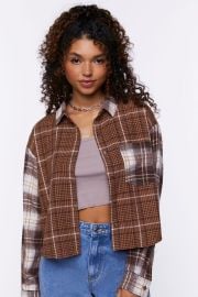 Reworked plaid shirt at Forever 21