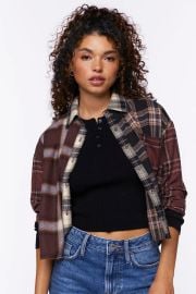 Reworked plaid shirt at Forever 21