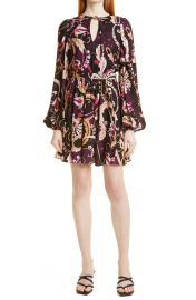 Rhabia Long Sleeve Paisley Dress at Nordstrom