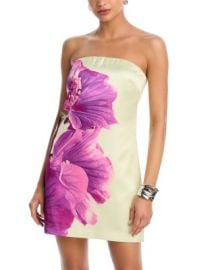 Rhapsody Orchid Strapless Mini Dress at Bloomingdales