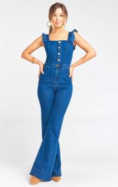 Rhea Denim Jumpsuit at Show me your Mumu