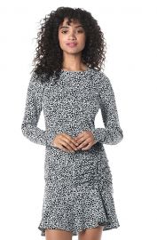 WornOnTV Nicole s blue leopard ruched dress on Days of our Lives