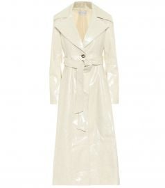 Rhea laminated wool trench coat at Mytheresa