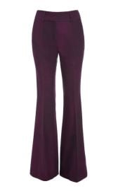 Rhein Flare Pant in Bordeaux Virgin Wool Gabriela Hearst at Gabriela Hearst