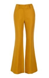 Rhein Flare Pant in Golden Birch Linen Twill Gabriela Hearst at Gabriela Hearst
