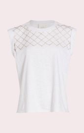 Rhinestone Net Bella Tee at Cinq a Sept