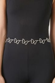 Rhinestone butterfly belt at Forever 21