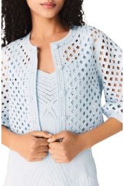 Rhinestone crochet cardigan at Nordstrom