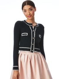 Rhoda Cropped Cardigan  Alice And Olivia at Alice + Olivia