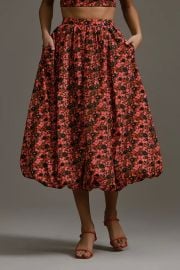 Rhode Cassandra Skirt in Flora Splash at Anthropologie