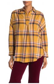 Rhodes Check Print Popover Shirt at Nordstrom Rack