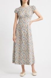 Rhodia Floral Midi Dress at Nordstrom