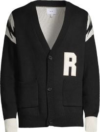 Rhude Lightning Cotton Cashmere Cardigan at Farfetch