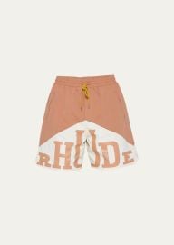 Rhude Mens Colorblock Logo Yachting Shorts - at Bergdorf Goodman