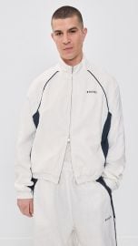 Rhude Ramona Contrast Piping Linen Track Jacket at Shopbop