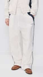 Rhude Ramona Contrast Piping Linen Track Pants at Shopbop