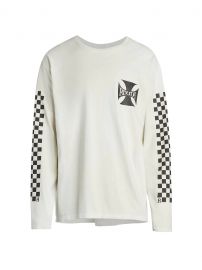 Rhude classic checkers tshirt at Saks Fifth Avenue