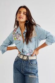 Rialto Jean Project Effie Denim Shirt at Free People