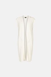 Rib Belted Pointelle Cardigan at Karen Millen