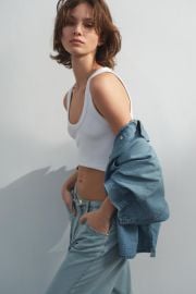 Rib Crop Top at Zara