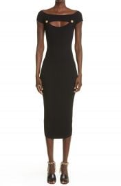 Rib Cutout Body-Con Midi Dress   Nordstrom at Nordstrom