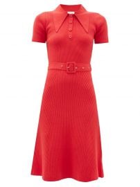 Rib-Knit Cotton-Blend Belted Sweaterdress by JoosTricot  at Matches