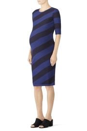 Rib Knit Knee Length Maternity Dress by A Pea in the Pod at Rent The Runway