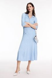 Rib Knit Midi Dress by Maje Rent the Runway at Rent the Runway