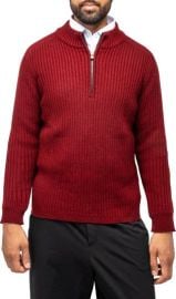 Rib Quarter Zip Sweater at Nordstrom Rack