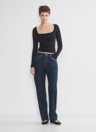 Rib Squareneck Longsleeve at Aritzia