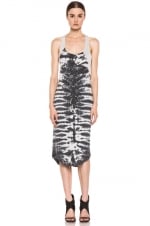 Rib Tank Tie Dye Dress by Raquel Allegra at Forward by Elyse Walker