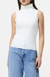 Rib Turtleneck Sleeveless Sweater at Nordstrom Rack