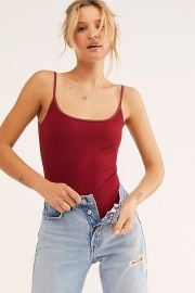 Ribbed Basique Bodysuit at Free People